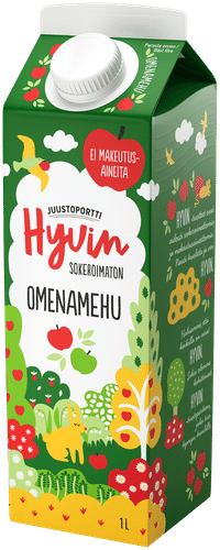 Juustoportti Hyvin mehu 1 l omena｜Juustoportti Hyvin 果汁 1 升 苹果