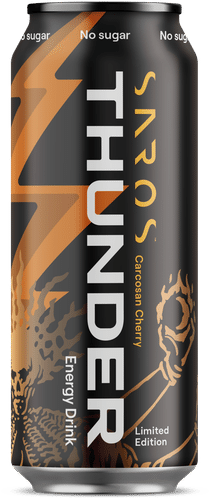 THUNDER ENERGY Saros Carcosan Cherry No sugar energiajuoma 500 ml