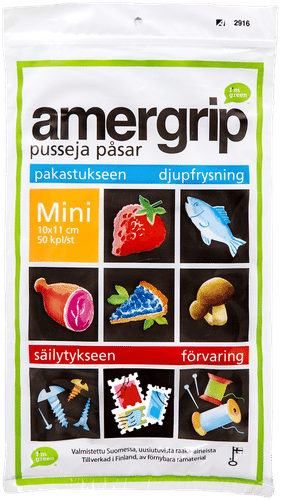 AMERGRIP 50KPL/MINI 0,2 L PE PUSSI