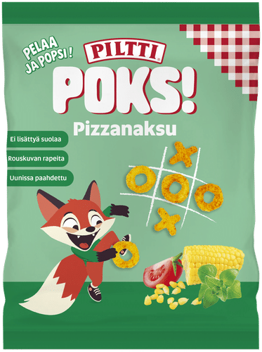 Piltti POKS! 42g披萨味玉米条｜PILTTI POKS! 42g Pizzanaksu