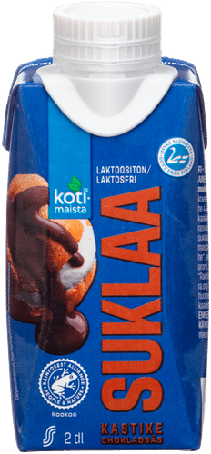 Kotimaista laktoositon suklaakastike 200 ml｜Kotimaista 无乳糖巧克力酱 200 ml