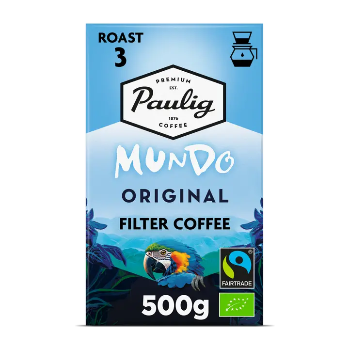 Paulig Mundo Original luomu kahvi suodatinjauhatus 500g｜Paulig Mundo Original 有机咖啡过滤研磨 500g