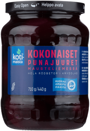 Kotimaista Kokonaiset punajuuret mausteliemessä 710g/440g