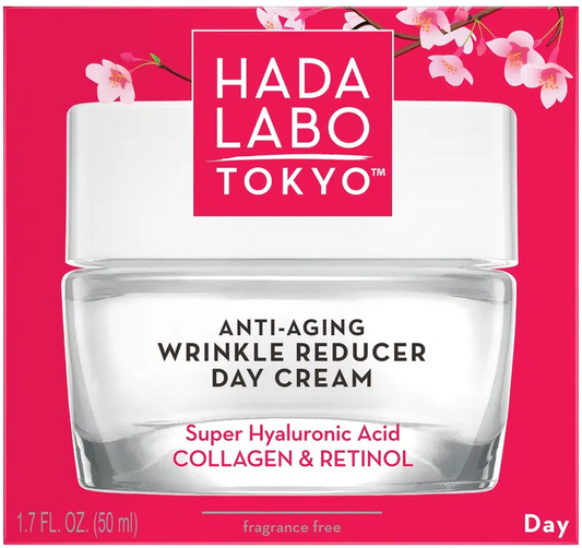 Hada Labo 东京抗衰老淡纹日霜 50ml｜HADA LABO TOKYO Anti-Aging Wrinkle Reducer Day Cream päivävoide 50ml