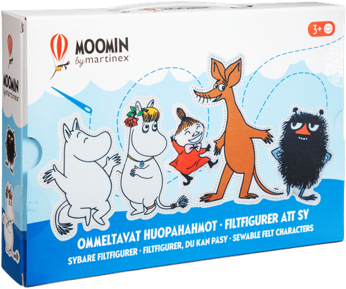 Muumi askartelu Martinex DIY ommeltavat huopahahmot