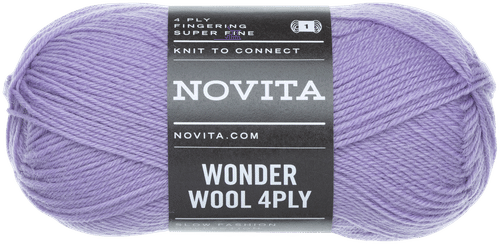 Novita Wonder Wool 4股毛线 50克 蓝莓奶 730