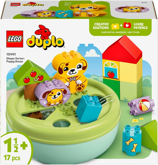 LEGO 得宝我的第一套10441学习形状：小狗｜LEGO® DUPLO My First 10441 Opetellaan muotoja: Koiranpent.