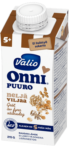 Onni Valio Onni® 四谷物粥 215克 UHT（5个月起）｜Valio Onni® neljän viljan puuro 215 g UHT (alk 5 kk)