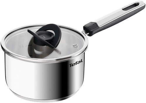 Tefal Emotion Plus 无涂层不锈钢小锅 16厘米 带盖 E3282245