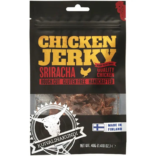 Kuivalihakundi Chicken Jerky Sriracha 40g-Kuivalihakundi 是拉差鸡肉干 40g