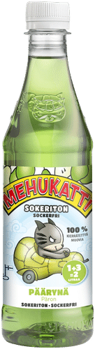 Mehukatti Sokeriton Päärynämehujuomatiiviste 1+3 0,5L｜Mehukatti 无糖浓缩梨汁1+3 0,5L