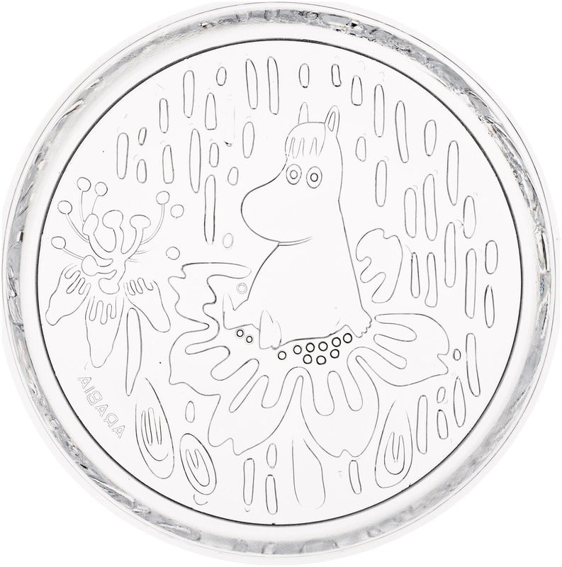 Moomin Arabia 芬兰盘 15.5厘米 透明｜Moomin Arabia Finland lautanen 15,5 cm kirkas