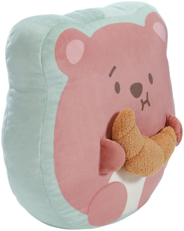 Mymochi Bear Nomo 和羊角面包毛绒玩具 33cm