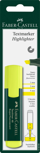 Faber-Castell 粗头高光笔 黄色