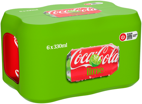 Coca-Cola 6罐装 可口可乐原味青柠汽水 0,33 L