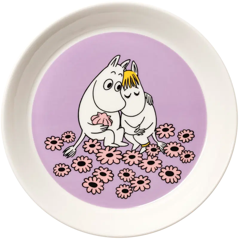 Moomin Arabia 姆明心肝宝贝 盘子 19cm｜Moomin Arabia Muumi Sydänkäpyset lautanen 19cm