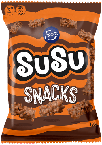 Fazer 苏苏零食糖果袋 160g｜Fazer Susu Snacks karkkipussi 160g