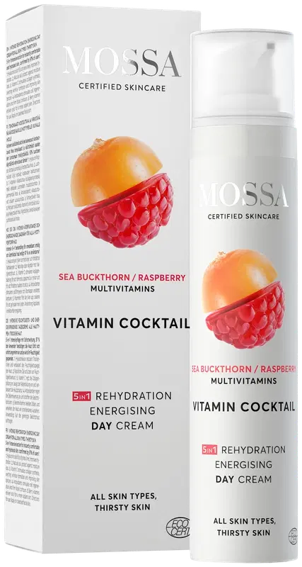 Mossa 维生素鸡尾酒5合1补水活力日霜 50ml｜Mossa Vitamin Coctail 5in1 Rehydration Energising Day Cream päivävoide 50ml