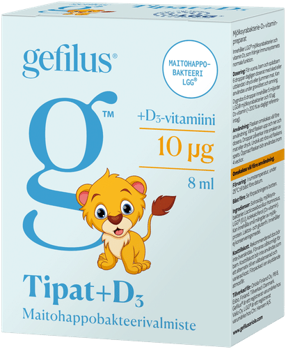 Gefilus D3滴剂+乳酸菌制剂膳食补充剂