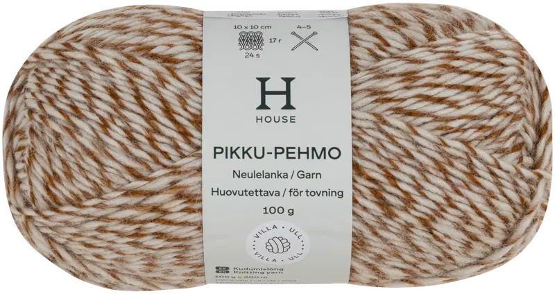 House 羊毛线 Pikku pehmo 100克 米色混纺 200095｜House villalanka Pikku pehmo 100 g Beige melange 200095
