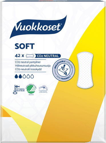 Vuokkoset 柔软护垫 42 kpl｜Vuokkoset Soft pikkuhousunsuoja 42 kpl