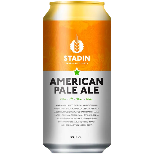 Stadin Panimo Oy Stadin American Pale Ale 5,3% 0,44l｜Stadin Panimo Oy Stadin 美式淡色艾尔饮品 5.3% 0,44l