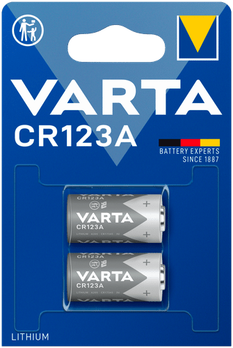Varta erikoisparisto litium CR123A 2kpl