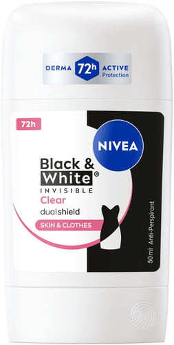 NIVEA 50毫升黑白隐形清爽止汗棒