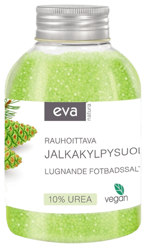 Eva Natura 舒缓足浴盐 600克 + 10%尿素｜Eva Natura rauhoittava jalkakylpysuola 600 g + 10% urea