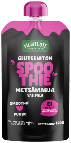 Spoothie Virtasalmen Viljatuote Spoothie 无麸质森林浆果零食 120g