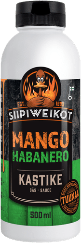 Siipiweikot 芒果哈瓦那辣椒酱 500g｜Siipiweikot Mango-Habanero kastike 500g