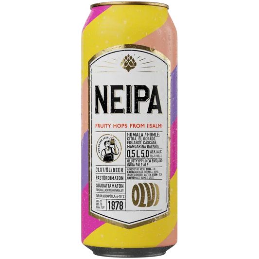 OLVI NEIPA 5,0 % 0,5 l tlk｜Olvi NIPA 5.0% 0.5 升 tlk