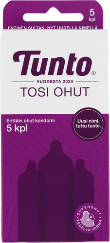 Tunto Tosi Ohut超薄安全套 5kpl