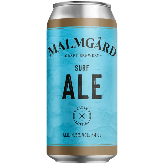 Malmgård Surf Ale 4,5% olut 0,44l tölkki｜Malmgård 冲浪艾尔 4.5% 饮料 0.44 升罐装