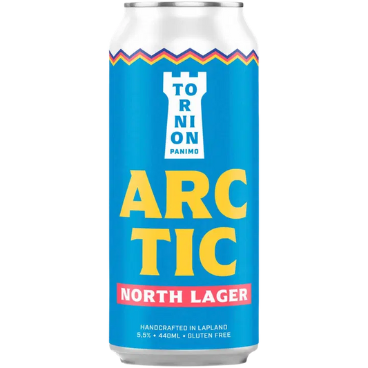 Tornion Panimo Arctic North Lager gluteeniton 5,5% 0,44L｜Tornion Panimo 北极北部饮品 无麸质 5.5% 0,44L
