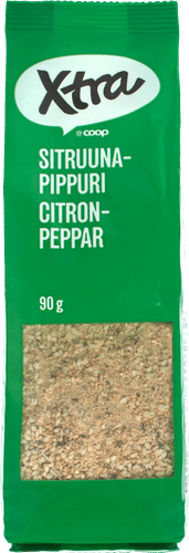 Xtra 柠檬胡椒 90 g｜Xtra sitruunapippuri 90 g