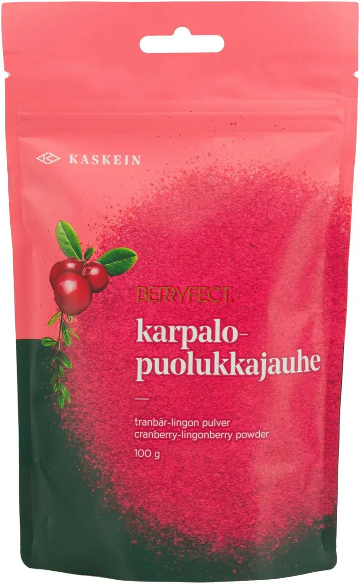 Kaskein 100%天然浆果 蔓越莓越橘粉 100克