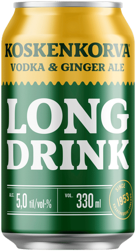 Koskenkorva Long Drink 风味饮品姜汁饮品 5% 330毫升 罐装
