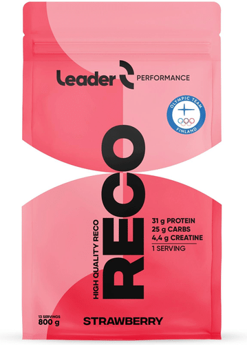 Leader Performance Reco 蛋白质碳水化合物粉 草莓味 800 g