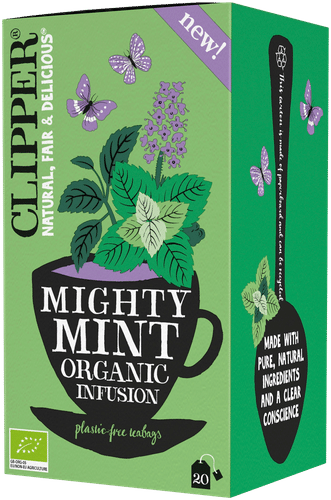Clipper Luomu Mighty mint yrttihauduke 20ps / 32g｜Clipper 有机强力薄荷花草茶 20ps / 32g