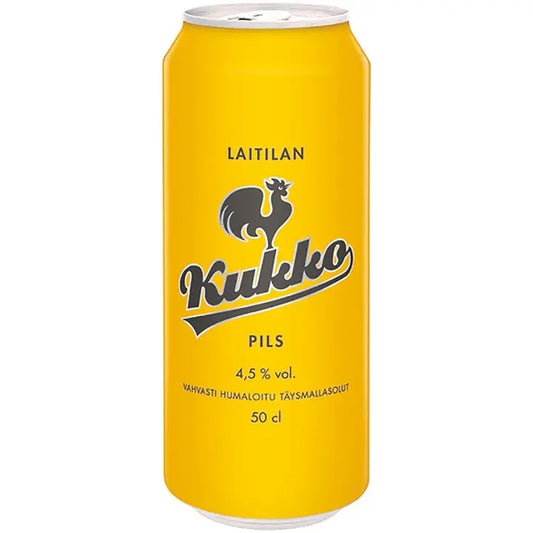 Laitilan Kukko Pils 4,5 til-% 0,5L olut｜Laitilan Kukko Pils 4.5 vol% 0.5L 饮料