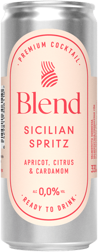 Blend 大都会风情，尽在小罐中。混合饮料贵族，酸爽蔓越莓与温和青柠完美融合，甜度恰到好处。诱您品味精致诱惑。 330ml