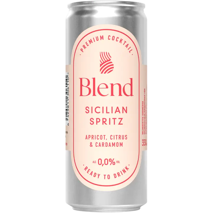 Blend Sicilian Spritz 0,0% Cocktail 330ml｜Blend 西西里雪碧 0.0% 鸡尾饮品 330ml