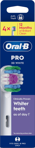 Oral-B PRO 3D White 4支替换刷头