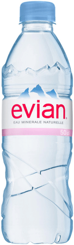 Evian 天然矿泉水PET瓶 0,5l