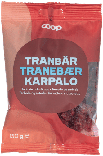 Coop kuivatut karpalot 150 g