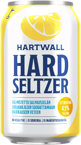 Hartwall Hard Seltzer 柠檬 4.5% 0,33 l
