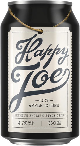 Happy Joe 干苹果气泡饮料 4.7% 0,33 l
