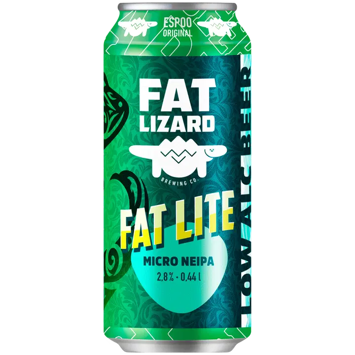 Fat Lizard Fat Lite Micro NEIPA 2,8% 0,44l tlk｜FAT LIZARD Fat Lite 微量 NIPA 2.8% 0.44l tlk