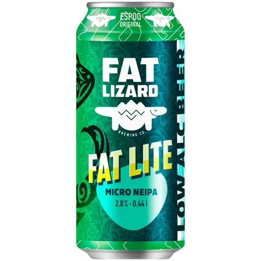 Fat Lizard Fat Lite Micro NEIPA 2,8% 0,44l tlk｜FAT LIZARD Fat Lite 微量 NIPA 2.8% 0.44l tlk